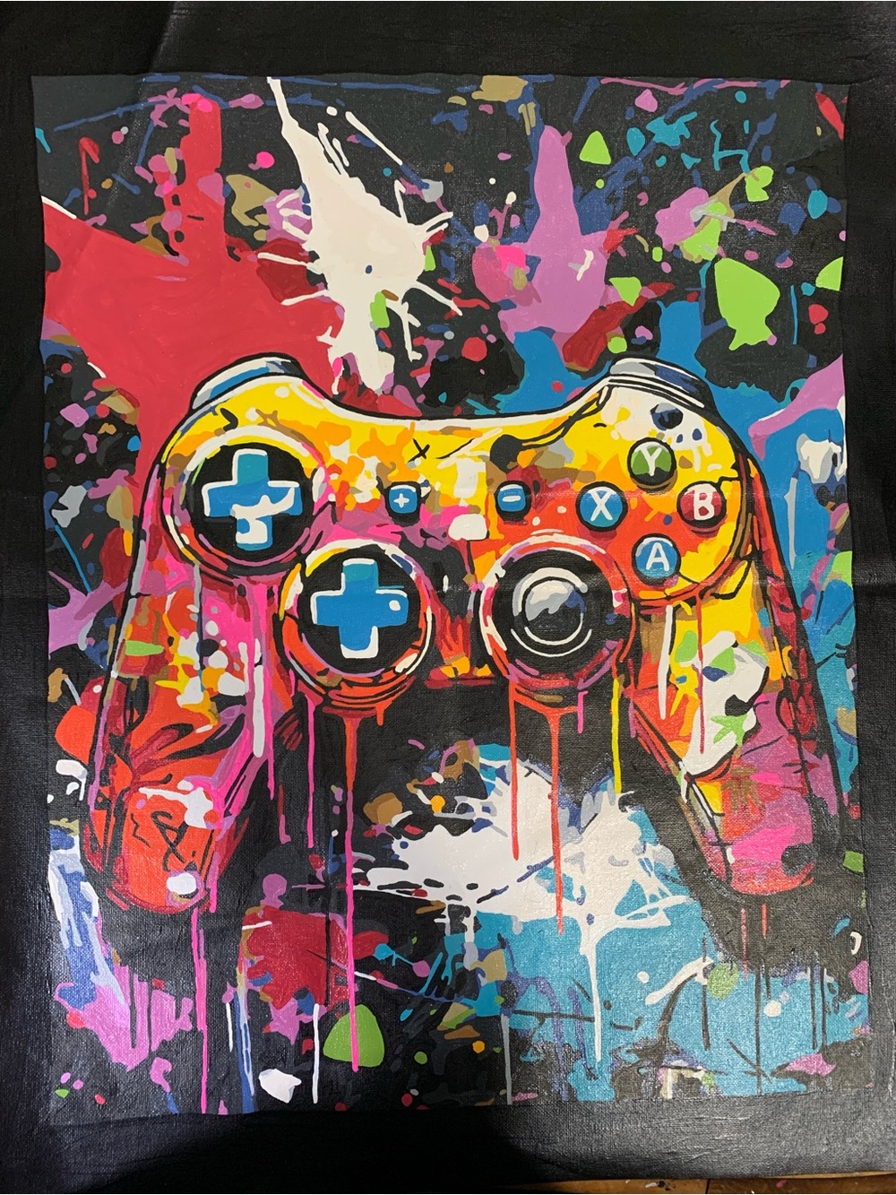 Finished paint by numbers